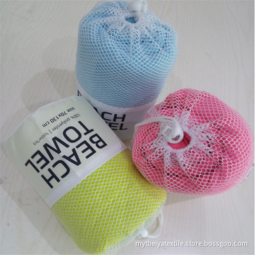 Wholesale Custom Logo Microfiber Sports Towel With Bag Microfiber Gym Towel